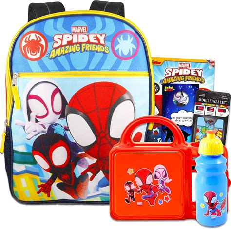 spiderman steel lunch box|spidey and friends lunch box.